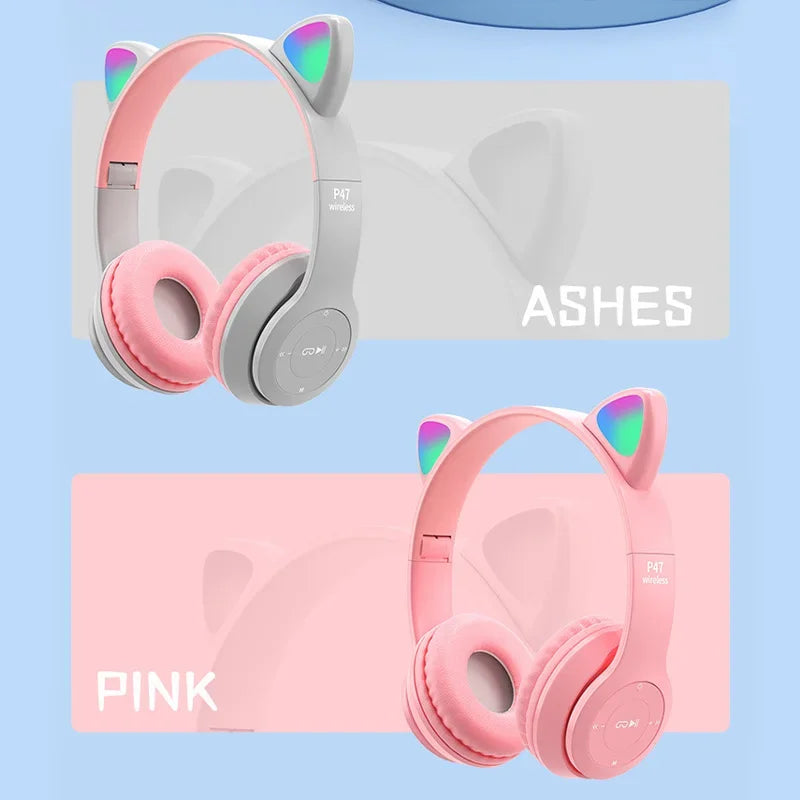 Charming Cat Ear Headphones