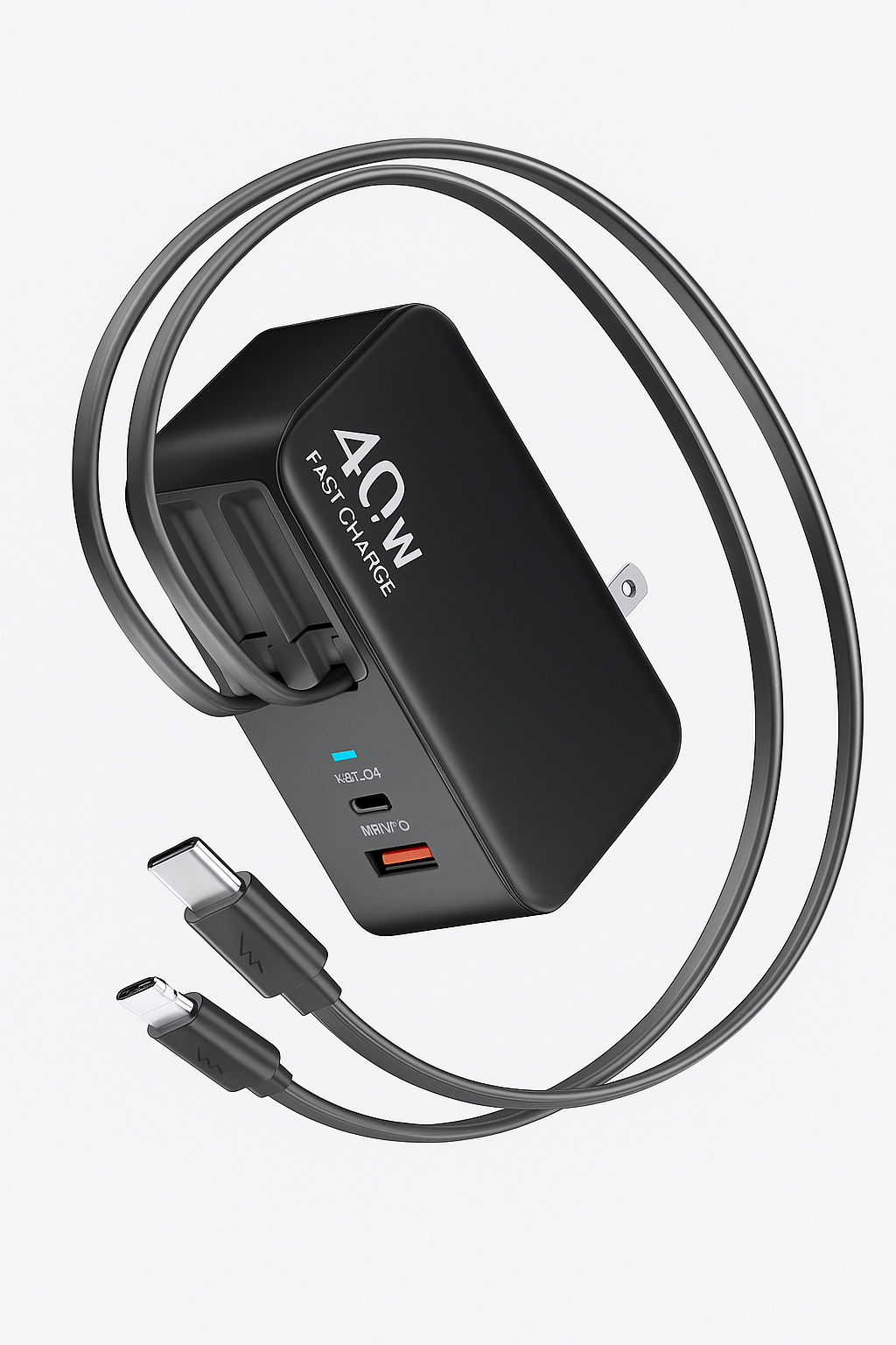 Retractable USB Multi-Port Charger