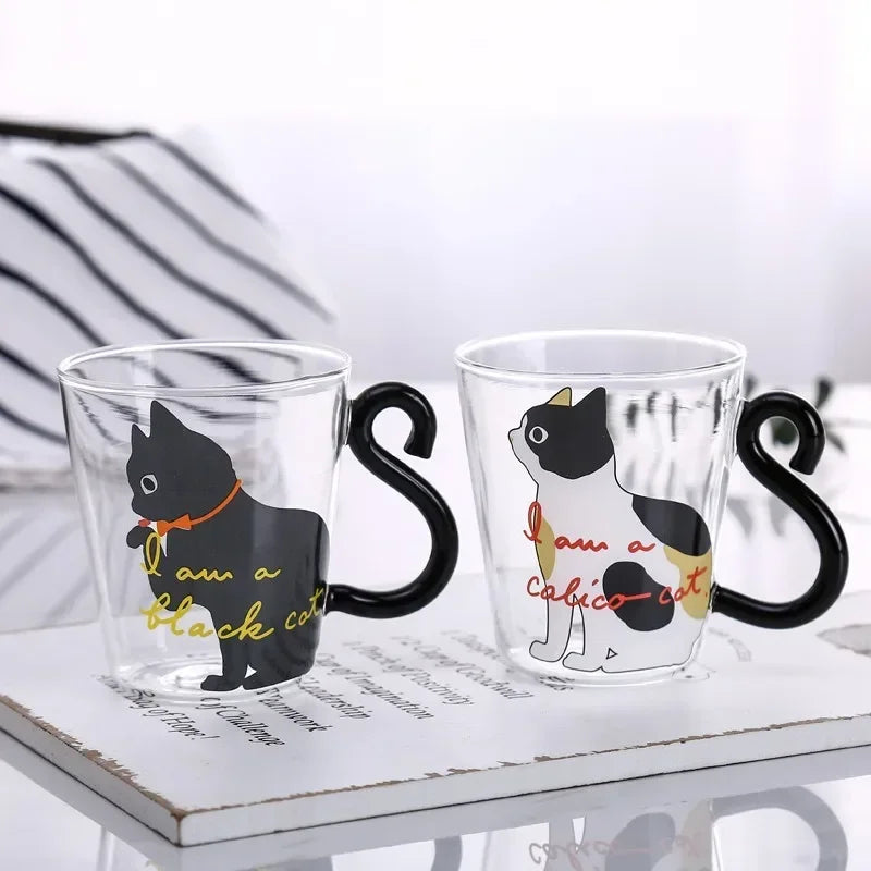 Cozy Cat Tail Glass Mug (Copy)