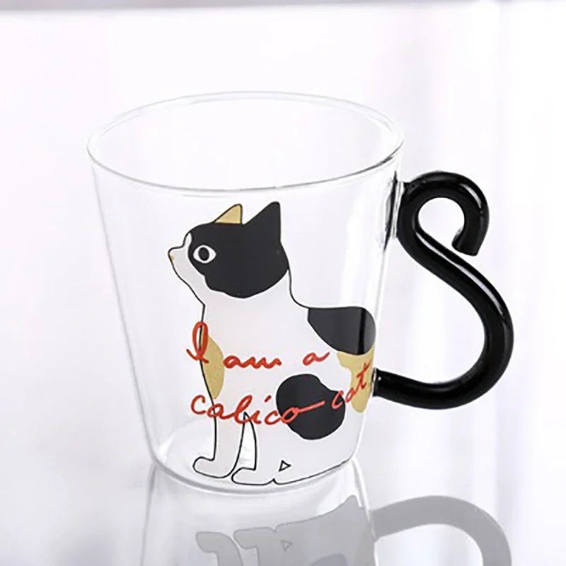 Cozy Cat Tail Glass Mug (Copy)