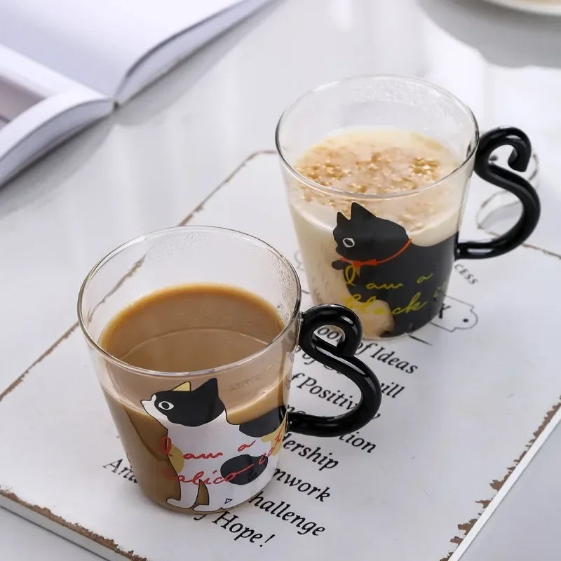 Cozy Cat Tail Glass Mug (Copy)