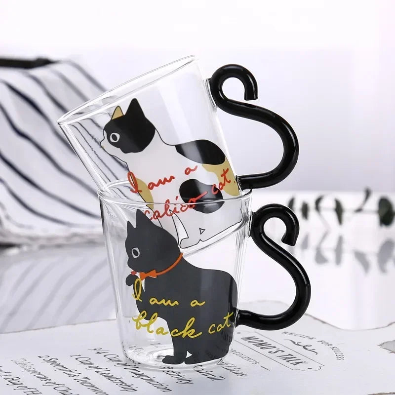 Cozy Cat Tail Glass Mug (Copy)