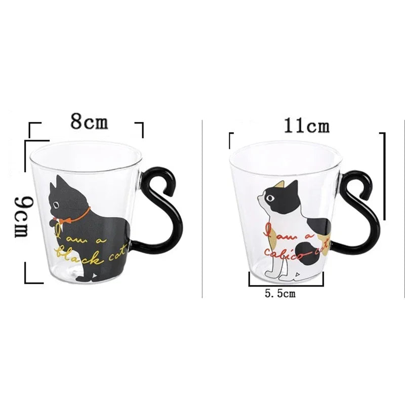 Cozy Cat Tail Glass Mug (Copy)