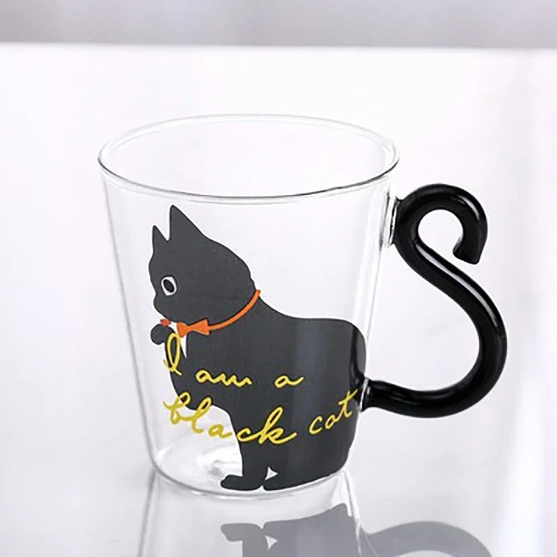 Cozy Cat Tail Glass Mug (Copy)