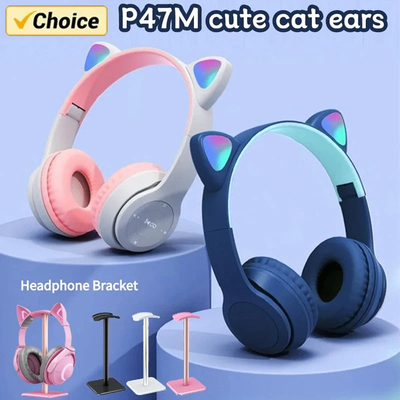 Charming Cat Ear Headphones