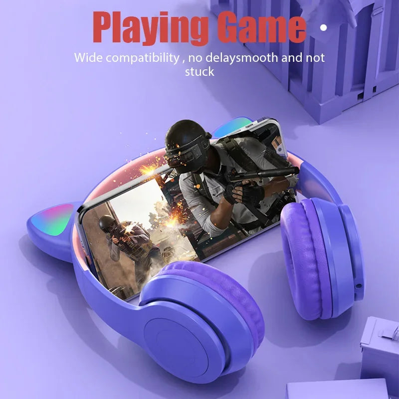 Charming Cat Ear Headphones