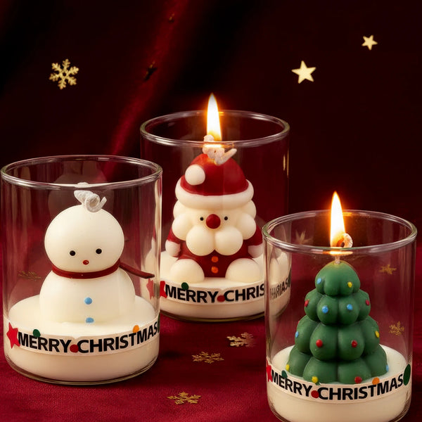 Festive Soy Glass Candle